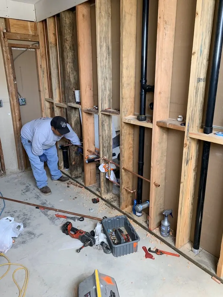 Commercial rough-in plumbing for Commercial Plumbing in Rushland